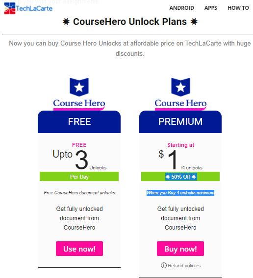 Course Hero Homework Help App Download