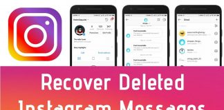 How to Recover deleting Instagram messages