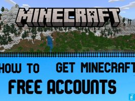 Minecraft free accounts