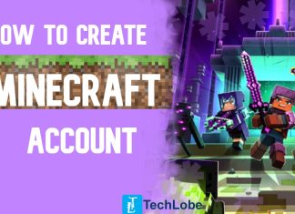 create Minecraft account