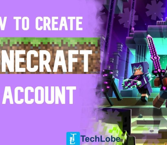 create Minecraft account